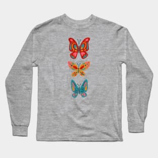 Butterfly Trio Long Sleeve T-Shirt